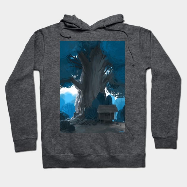 Ancient tree Hoodie by AlexAdelaida